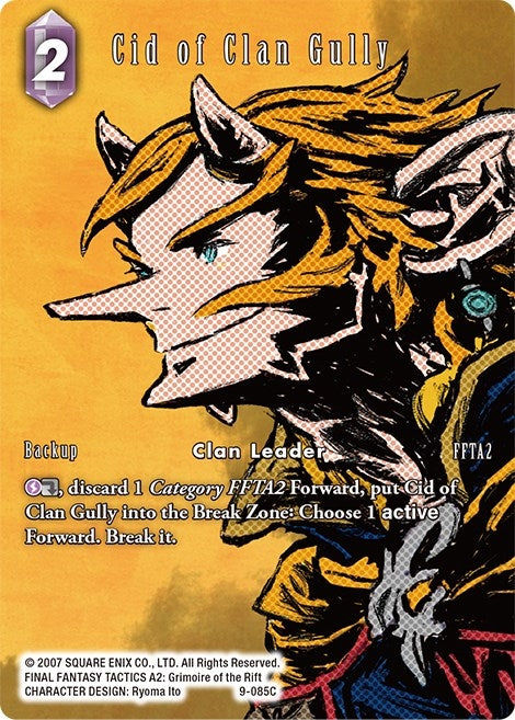 Image for Cid of Clan Gully (Full Art) (Opus IX) (9-085C) - Final Fantasy TCG