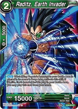 Image for Raditz, Earth Invader (Assault of the Saiyans) (SD9-02) - Dragon Ball Super: Masters