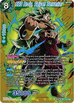 Image for SS3 Broly, Saiyan Berserker (Assault of the Saiyans) (BT7-127) - Dragon Ball Super: Masters