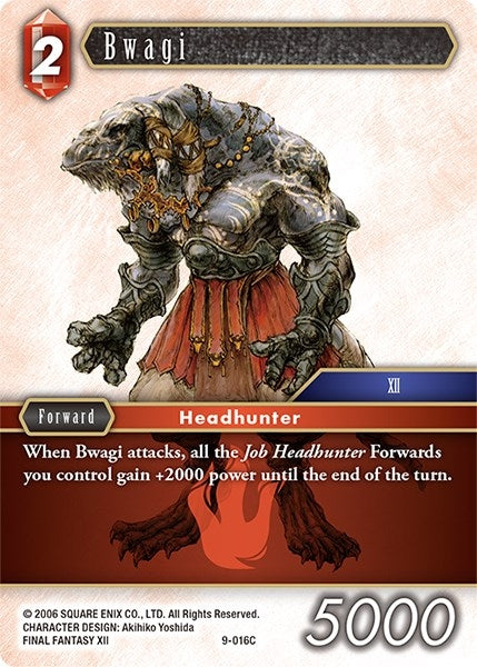 Image for Bwagi (Opus IX) (9-016C) - Final Fantasy TCG