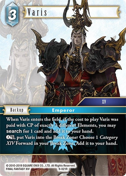 Image for Varis (Opus IX) (9-021R) - Final Fantasy TCG