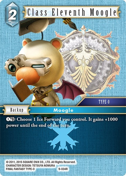 Image for Class Eleventh Moogle (Opus IX) (9-034R) - Final Fantasy TCG