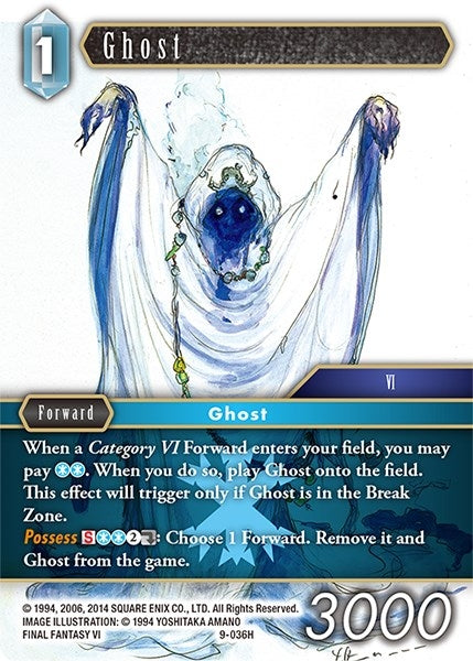 Image for Ghost (Opus IX) (9-036H) - Final Fantasy TCG
