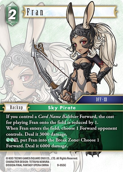 Image for Fran (Opus IX) (9-055C) - Final Fantasy TCG