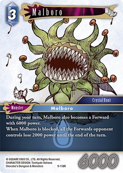 Image for Malboro (Opus IX) (9-118R) - Final Fantasy TCG