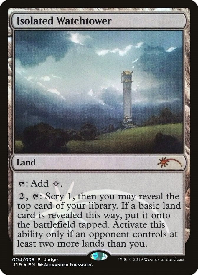 Image for Isolated Watchtower (Judge Promos) (4) - Magic: The Gathering