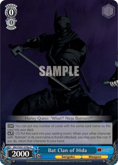 Image for Bat Clan of Hida (A) (Batman Ninja) (BNJ/SX01-078a U) - Weiss Schwarz