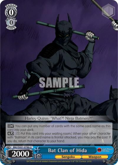 Image for Bat Clan of Hida (B) (Batman Ninja) (BNJ/SX01-078b U) - Weiss Schwarz