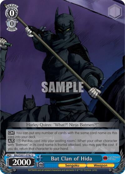 Image for Bat Clan of Hida (C) (Batman Ninja) (BNJ/SX01-078c U) - Weiss Schwarz
