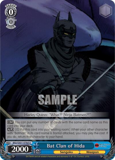 Image for Bat Clan of Hida (D) (Batman Ninja) (BNJ/SX01-078d U) - Weiss Schwarz