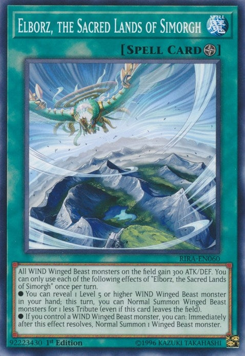 Image for Elborz, the Sacred Lands of Simorgh (Rising Rampage) (RIRA-EN060) - YuGiOh