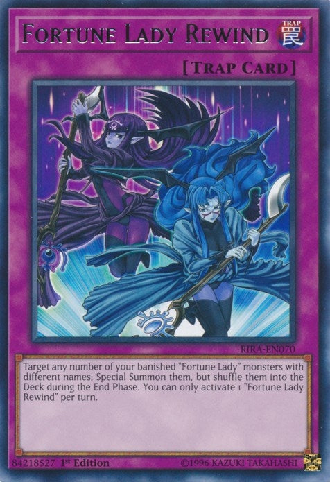 Image for Fortune Lady Rewind (Rising Rampage) (RIRA-EN070) - YuGiOh