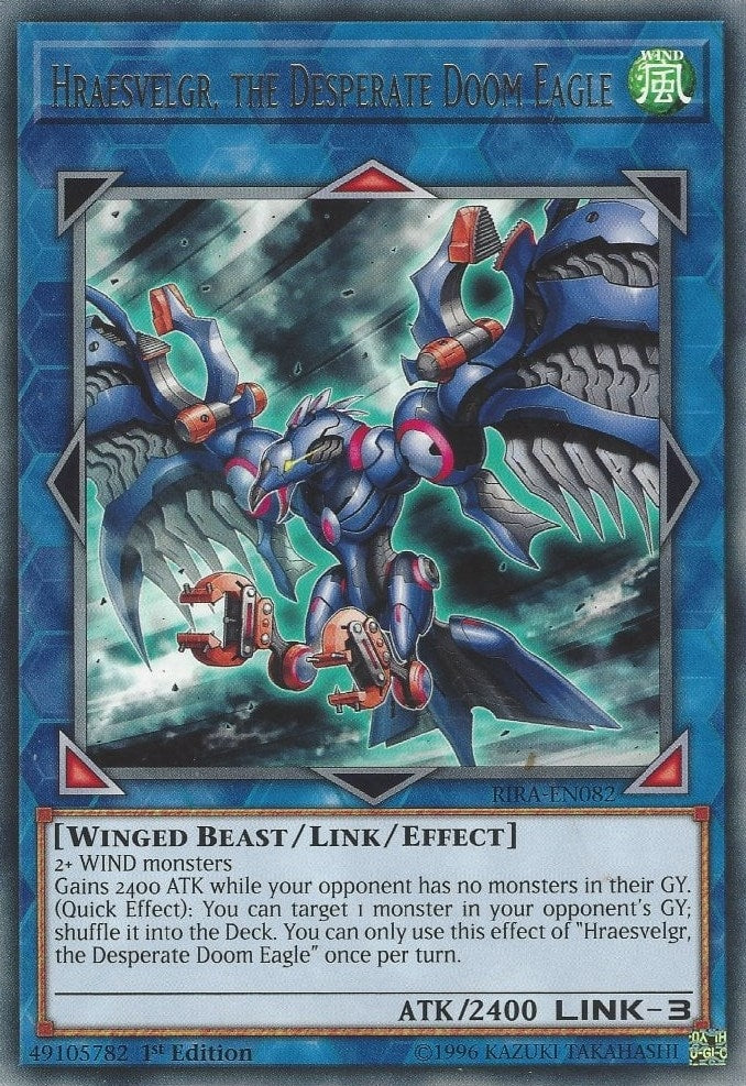 Image for Hraesvelgr, the Desperate Doom Eagle (Rising Rampage) (RIRA-EN082) - YuGiOh