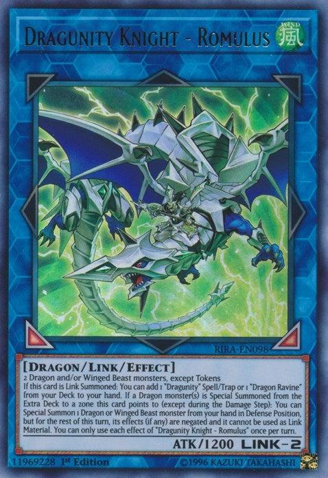 Image for Dragunity Knight - Romulus (Rising Rampage) (RIRA-EN098) - YuGiOh