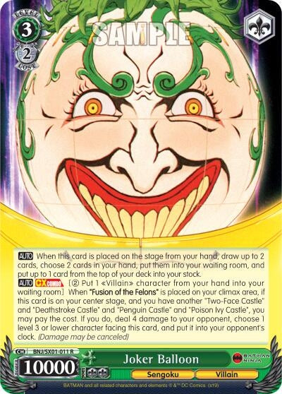 Image for Joker Balloon (Batman Ninja) (BNJ/SX01-011 R) - Weiss Schwarz