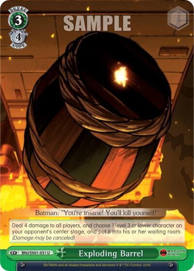 Image for Exploding Barrel (Batman Ninja) (BNJ/SX01-031 U) - Weiss Schwarz