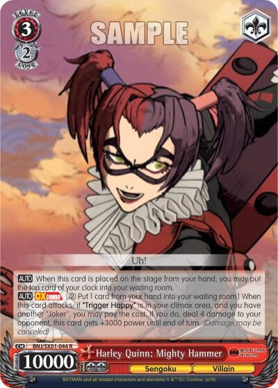 Image for Harley Quinn: Mighty Hammer (Batman Ninja) (BNJ/SX01-044 R) - Weiss Schwarz
