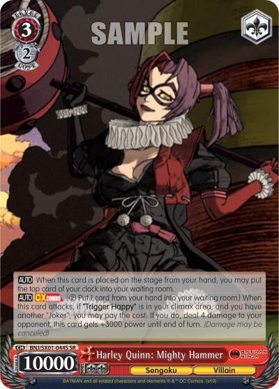 Image for Harley Quinn: Mighty Hammer (SR) (Batman Ninja) (BNJ/SX01-044S SR) - Weiss Schwarz