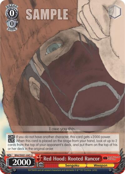 Image for Red Hood: Rooted Rancor (Batman Ninja) (BNJ/SX01-045 U) - Weiss Schwarz