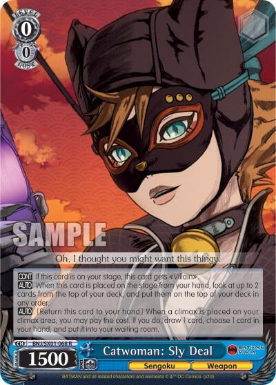 Image for Catwoman: Sly Deal (Batman Ninja) (BNJ/SX01-068 R) - Weiss Schwarz