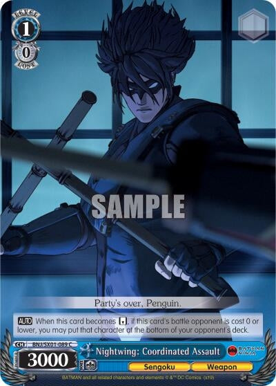Image for Nightwing: Coordinated Assault (Batman Ninja) (BNJ/SX01-089 C) - Weiss Schwarz