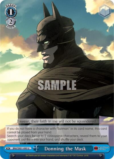 Image for Donning the Mask (Batman Ninja) (BNJ/SX01-095 U) - Weiss Schwarz