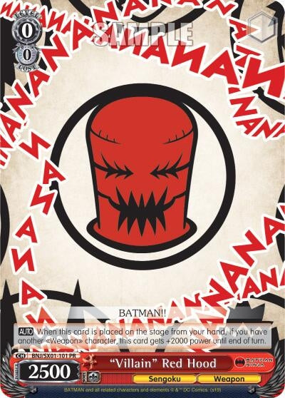 Image for "Villain" Red Hood (Batman Ninja) (BNJ/SX01-101 PR) - Weiss Schwarz