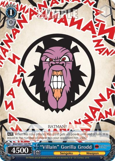 Image for "Villain" Gorilla Grodd (Batman Ninja) (BNJ/SX01-105 PR) - Weiss Schwarz