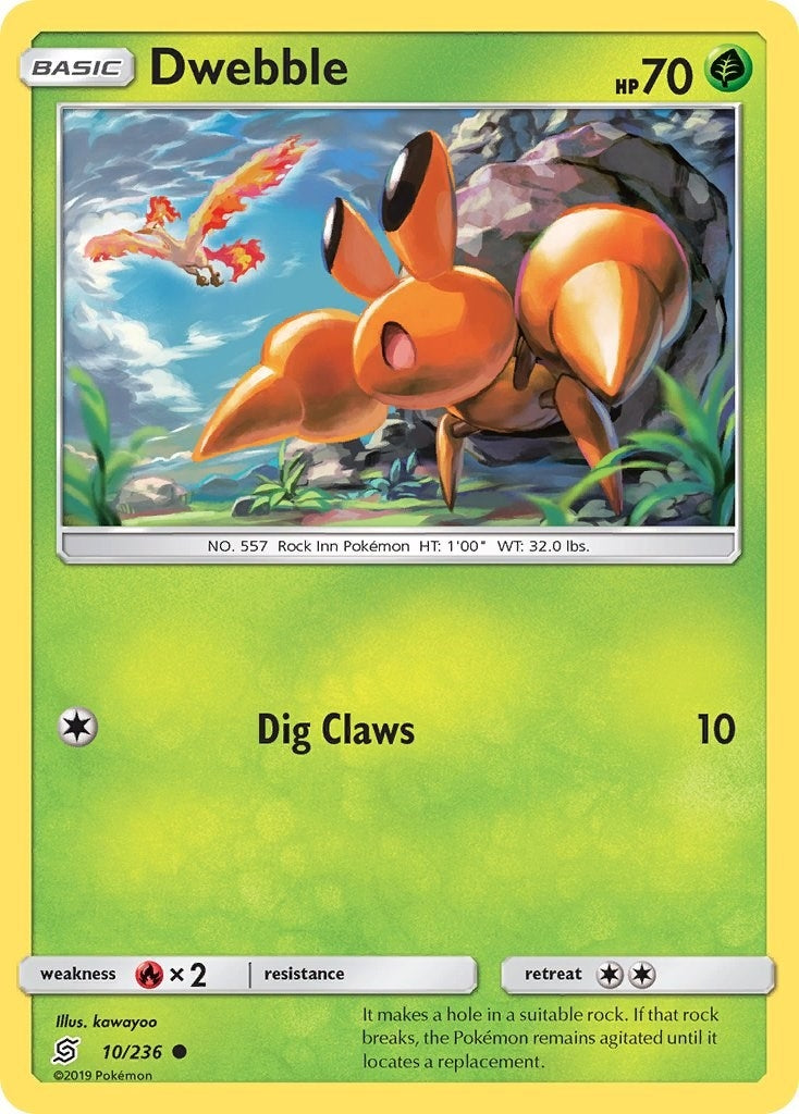 Image for Dwebble (SM - Unified Minds) (10/236) - Pokemon