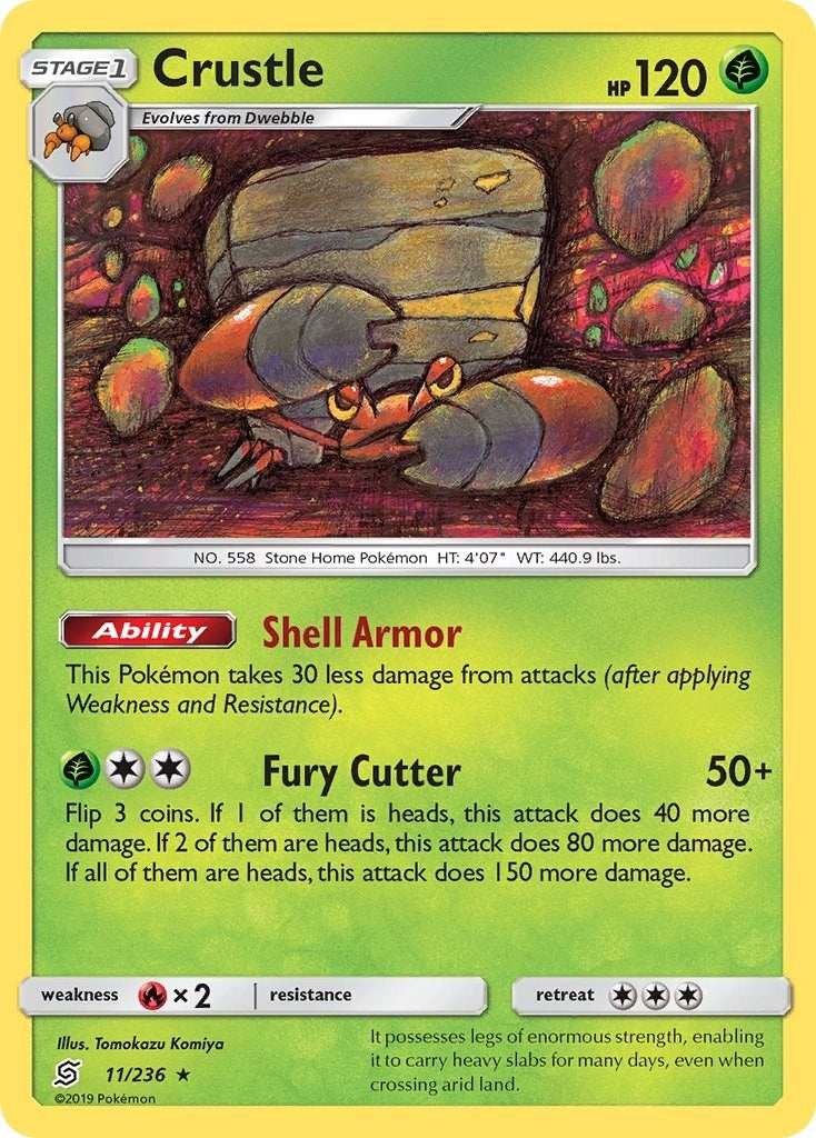 Image for Crustle (SM - Unified Minds) (11/236) - Pokemon