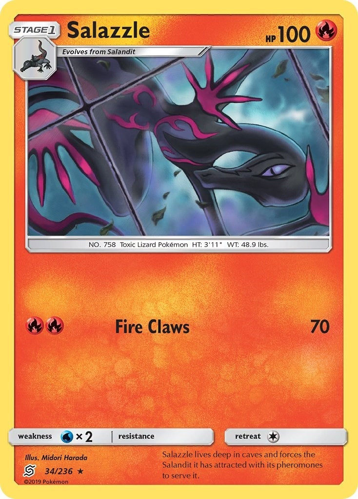 Image for Salazzle (34) (SM - Unified Minds) (34/236) - Pokemon