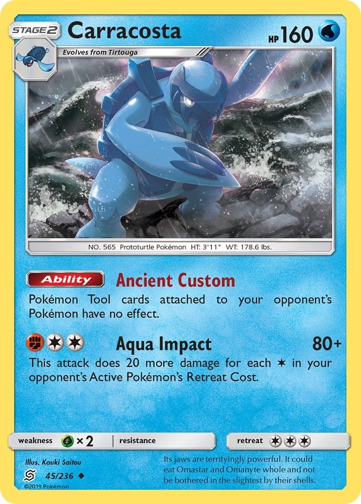 Image for Carracosta (SM - Unified Minds) (45/236) - Pokemon