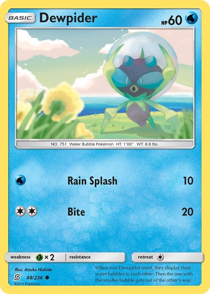 Image for Dewpider (SM - Unified Minds) (48/236) - Pokemon