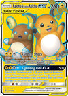 Image for Raichu & Alolan Raichu GX (Full Art) (SM - Unified Minds) (220/236) - Pokemon
