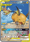 Image for Raichu & Alolan Raichu GX (Alternate Full Art) (SM - Unified Minds) (221/236) - Pokemon