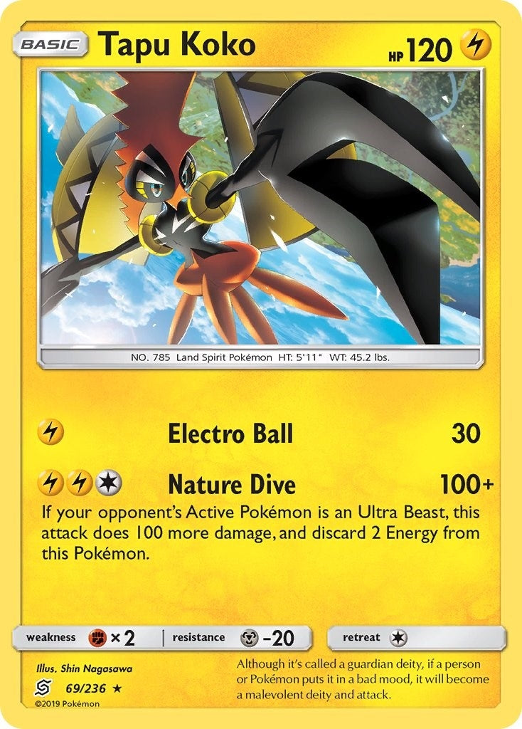 Image for Tapu Koko (SM - Unified Minds) (69/236) - Pokemon