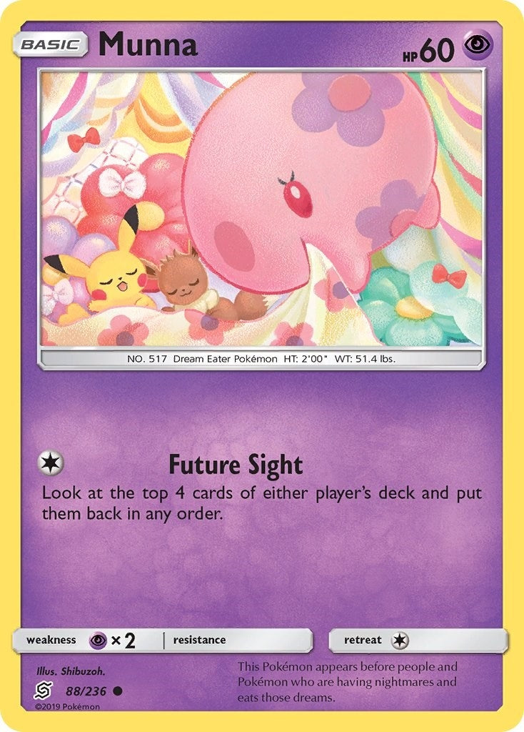 Image for Munna (SM - Unified Minds) (88/236) - Pokemon