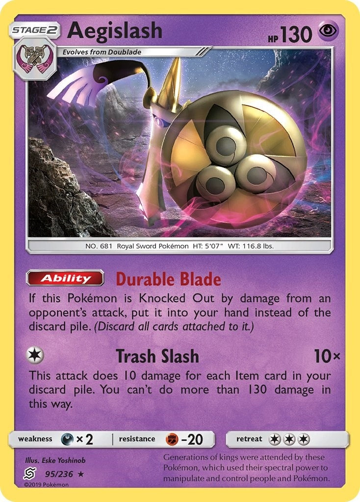 Image for Aegislash (SM - Unified Minds) (95/236) - Pokemon