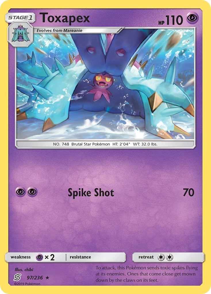 Image for Toxapex (SM - Unified Minds) (97/236) - Pokemon
