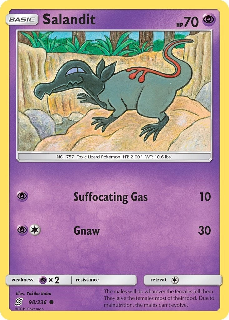 Image for Salandit (98) (SM - Unified Minds) (98/236) - Pokemon