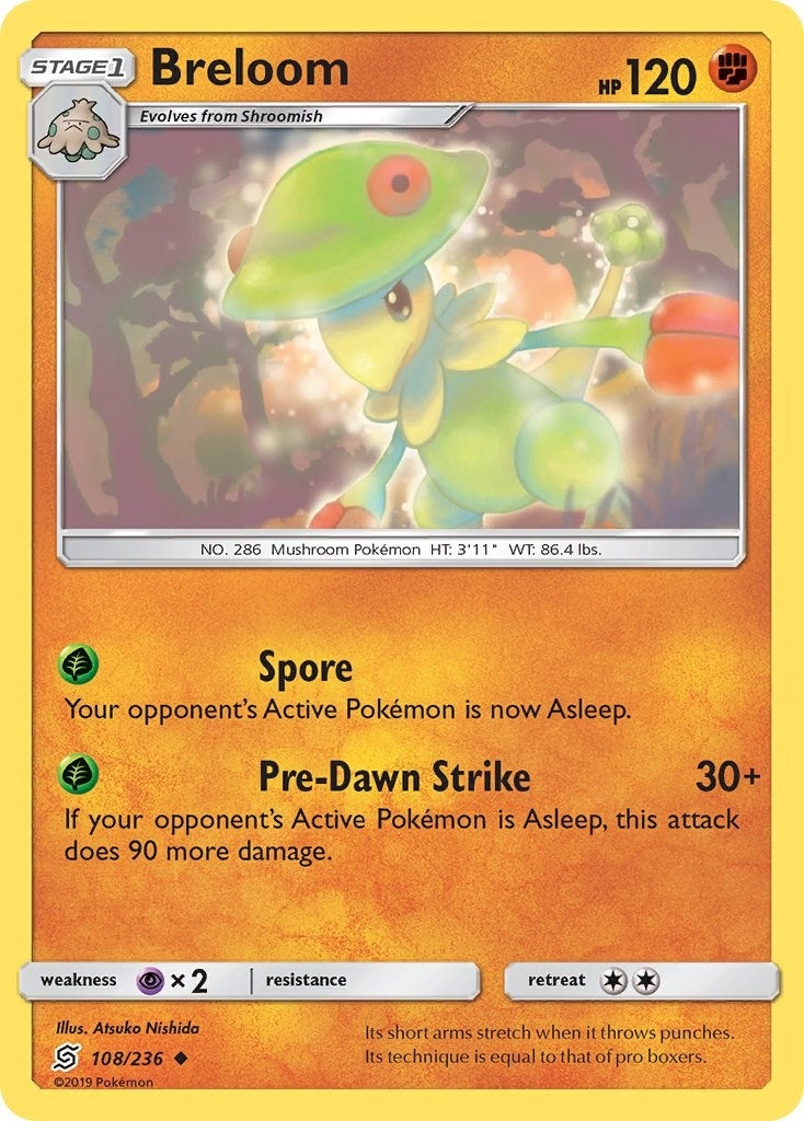 Image for Breloom (SM - Unified Minds) (108/236) - Pokemon