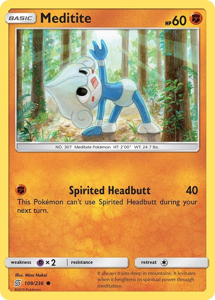 Image for Meditite (SM - Unified Minds) (109/236) - Pokemon