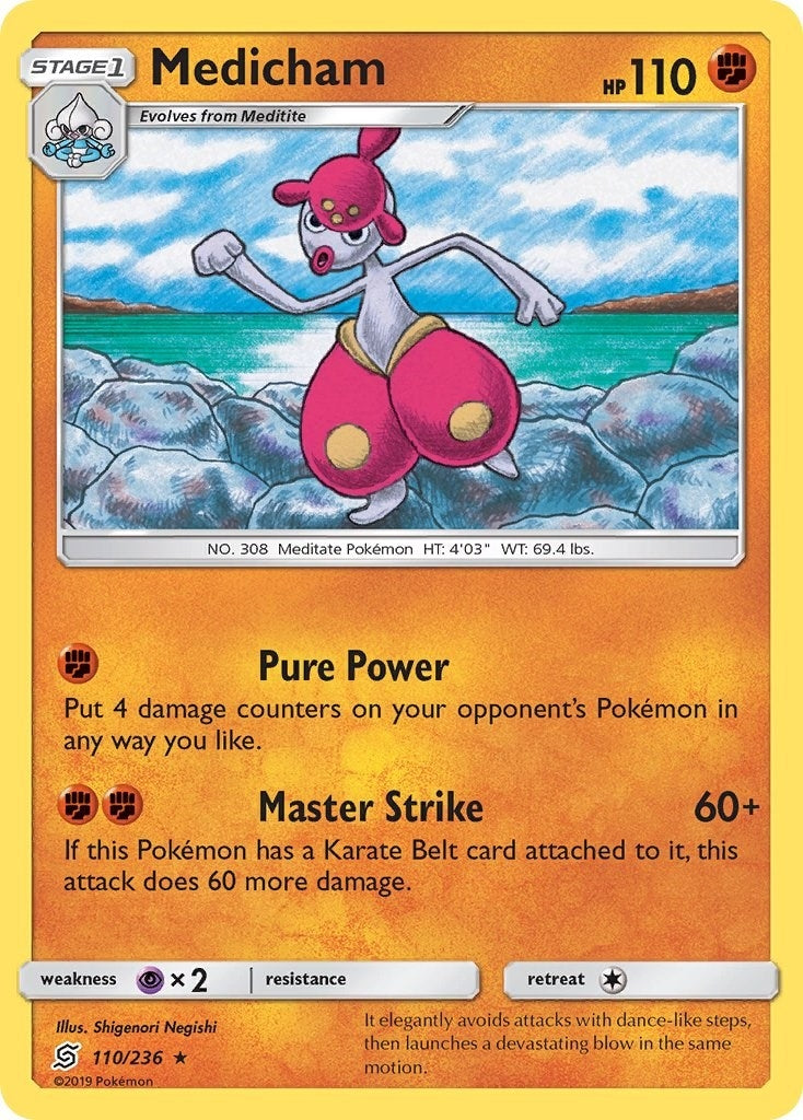 Image for Medicham (SM - Unified Minds) (110/236) - Pokemon