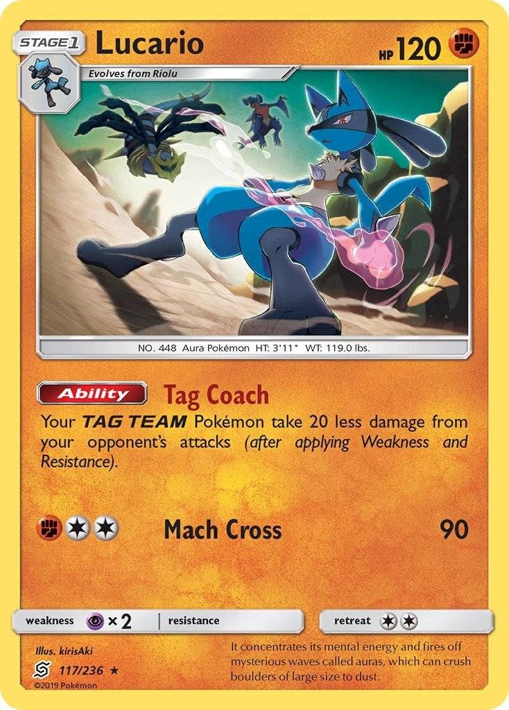 Image for Lucario (SM - Unified Minds) (117/236) - Pokemon