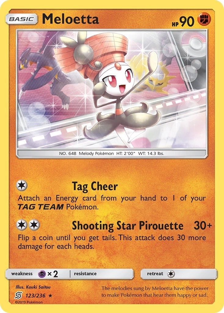 Image for Meloetta (SM - Unified Minds) (123/236) - Pokemon