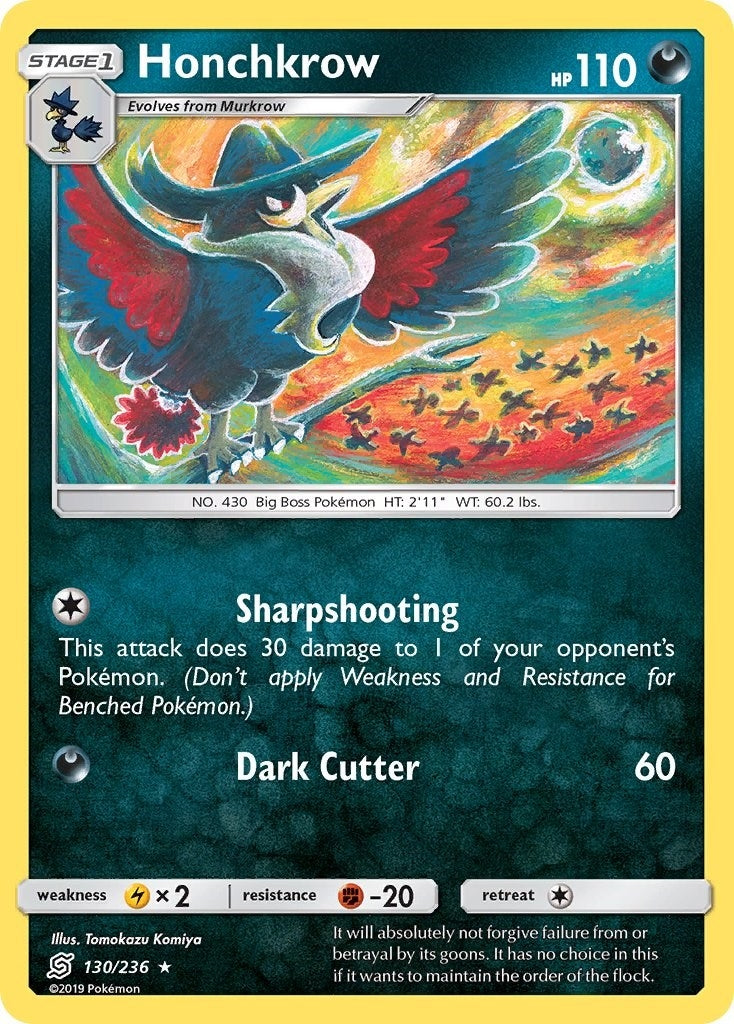 Image for Honchkrow (SM - Unified Minds) (130/236) - Pokemon