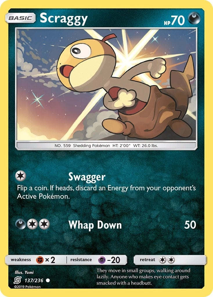 Image for Scraggy (SM - Unified Minds) (137/236) - Pokemon