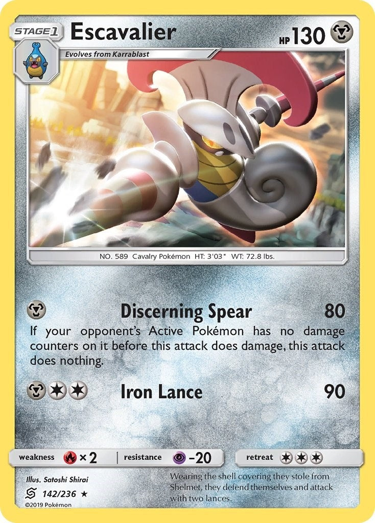 Image for Escavalier (SM - Unified Minds) (142/236) - Pokemon