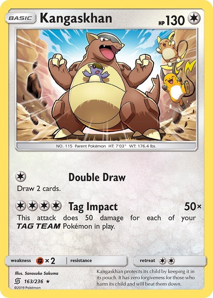 Image for Kangaskhan (SM - Unified Minds) (163/236) - Pokemon