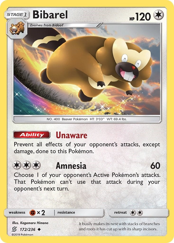 Image for Bibarel (SM - Unified Minds) (172/236) - Pokemon